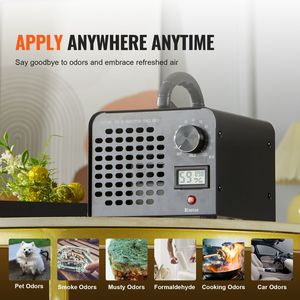 Generatore di Ozono Commerciale/Industriale ad Alta Capacità 24000mg/h, Deodorante per Ambienti Domestici - Product Image 6