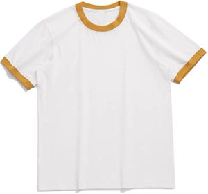 เสื้อยืดผู้ชายแขนสั้น แบรนด์แฟชั่น ผ้าฝ้ายแท้ 100% หนัก 270 กรัม สไตล์วินเทจ ระบายอากาศได้ดี ไม่เป็นขุย ลายเรียบ ทรงหลวม - Product Image 3