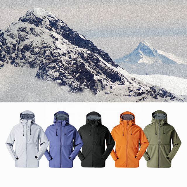 Waterproof and Windproof Outdoor Jacket Custom Team logo Hiking Windbreaker Jacket Women's Winter Jackets and Coats