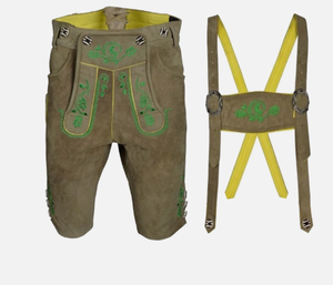 Costume bavarois d'Oktoberfest pour homme avec logo personnalisé, en cuir véritable de qualité supérieure, tenue traditionnelle allemande - Product Image 4