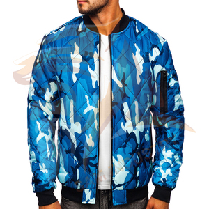 Hot Selling Custom Logo Embroidered Bomber Winter Jacket High Quality <b>Waterproof</b> <b>Warm</b> Bomber Winter Jacket - Product Image 4