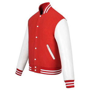 Veste universitaire en cuir de haute qualité pour hommes, respirante, à manches longues, pour l'hiver, style Letterman - Product Image 5