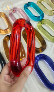 Customized Modern Acrylic Chain Wall Accents Handmade Modern <b>Ornamental</b> Resin Hanging for Home Decor Diwali Festival Ready - Product Image 2