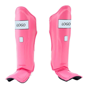 Protège-tibias confortables en tissu élastique avec rembourrage de la voûte plantaire pour le karaté, le MMA, le kick-boxing, le Muay Thai – Équipement d'entraînement de protection - Product Image 6