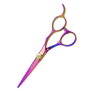 Ciseaux de barbier professionnels légers en acier inoxydable allemand avec pointe de lame affûtée, conception pour droitiers, manche moyen - Product Image 5