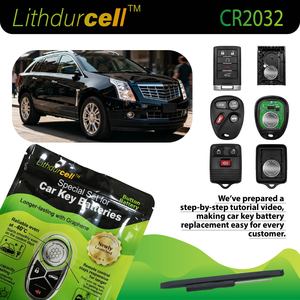 4 Pilas de Botón de Grafeno CR2032 de Gran Capacidad para <span class=keywords><strong>Llave</strong></span> de <span class=keywords><strong>Coche</strong></span> Cadillac - Product Image 6