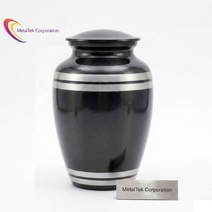 Wholesale Metal Cremation Urn <b>for</b> Human <b>Ashes</b> Custom Adult Funeral Memorial Urn High Quality Metal Urns Supplier Manufacturer - Product Image 2