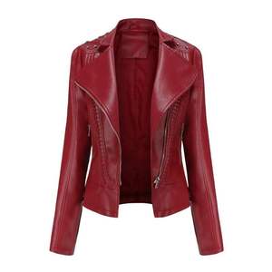 Wholesale Custom Logo Leather Jacket Biker Jacket Black Leather Jacket Premium Quality Low MOQ Factory - Product Image 6