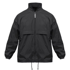 Veste coupe-vent pour homme de marque personnalisée, veste d'hiver imperméable en tissu écologique, veste coupe-vent légère à capuche - Product Image 4