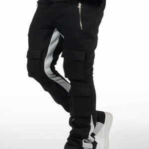 Pantalon de sport en molleton de coton pour homme, idéal pour l'entraînement, le fitness et le jogging, chaud pour l'hiver - Product Image 5