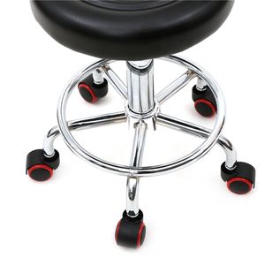 Adjustable Round <b>Salon</b> <b>Stool</b> with Back Black Line XH-Comfortable <b>Salon</b> Furniture - Product Image 2