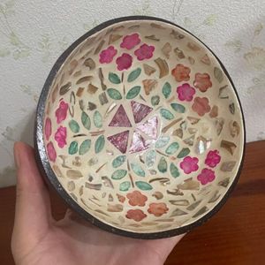 ชามทำมือจากเปลือกมะพร้าวธรรมชาติ 100% เป็นมิตรกับสิ่งแวดล้อม สำหรับงานเลี้ยง ใช้เป็นชามเสิร์ฟ หรือเป็นของขวัญ - Product Image 1