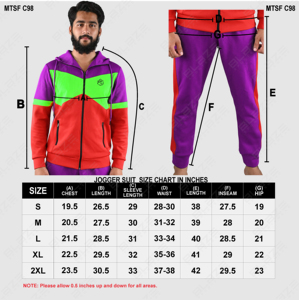 Chándal de Diseño Profesional con Paneles |   100% Algodón Crudo |   Ropa de Moda con Corte y Confección |   Fabricante Directo de Sialkot, Pakistán 2026 - Product Image 6