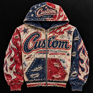 Fournisseur de sweats à capuche zippés en gros avec sweats à capuche zippés en molleton de coton brossé pour la vente en gros de sweats à capuche zippés effet délavé pour les États-Unis - Product Image 3