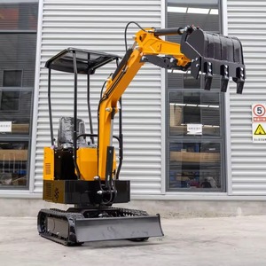 Mini-excavatrice sur chenilles HT10 de haute qualité, poids opérationnel 2000 kg, état neuf, pour les industries de la construction et de l'agriculture, moteur 2 ans de garantie - Product Image 1