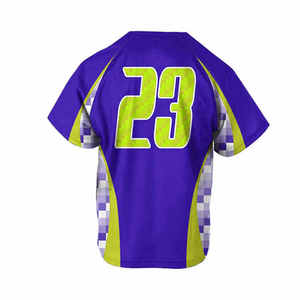 Camiseta de Lacrosse Deportiva Personalizada GLORY Teams, Unisex para Adultos, Transpirable, Antibacteriana, Tallas Grandes, Impresión Digital, 100% Cuello en V, Manga Corta - Product Image 2
