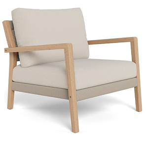 Wholesale Price Product Outdoor Teak Lounge Chair <b>Sofa</b> with Weather Resistant <b>Material</b> For Home Garden Furniture - Product Image 1