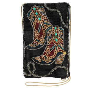 Sac à main bandoulière vintage fait main pour femme, orné de perles, étanche, idéal pour les cocktails, les soirées estivales à la plage, avec crochet pour téléphone - Product Image 6