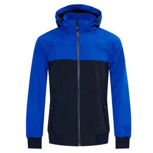 <b>Men's</b> Winter Thick Zipper Waterproof Canvas Windbreaker <b>Jacket</b> with Hood for <b>Cycling</b> Running OEM Service - Product Image 4