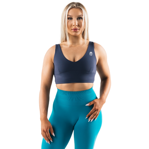 Women Deep V Seamless Bra for A B Cup Workout Gym Yoga Wear <b>Flexible</b> Sculpting Support Ladies Active Top - Product Image 1