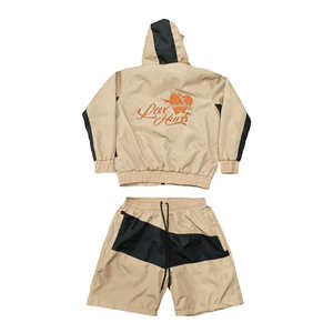 Ensemble de survêtement deux pièces pour homme, nouveau design personnalisé, marque privée, ensemble de shorts de sport et de sweats à capuche pour hommes - Product Image 2