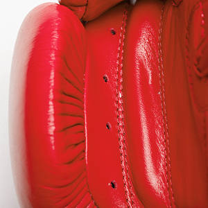 Guantes de boxeo para hombre de color rojo sólido, con logo personalizado, precio económico, nuevo diseño, talla cómoda. - Product Image 5