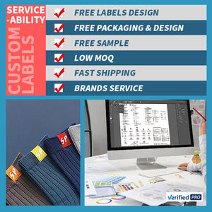 <span class=keywords><strong>Etiquetas</strong></span> tejidas de poliéster 100% para tops para <span class=keywords><strong>etiquetas</strong></span> de tamaño de <span class=keywords><strong>ropa</strong></span> de <span class=keywords><strong>Amazon</strong></span> con borde cortado con láser para coser - Product Image 5