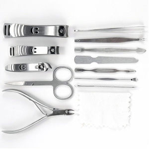 สินค้ามาใหม่ คุณภาพดีเยี่ยม ชุดทำเล็บมือและเล็บเท้าสแตนเลส ZARNAB SURGICAL แบบปรับแต่งได้ ทนทาน สำหรับใช้ในบ้าน ขายส่ง - Product Image 3