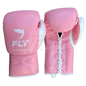 ถุงมือชกมวย FLY MMA แบบสั่งทำพิเศษ (OEM) หนังพรีเมียม แบบผูกเชือก สำหรับฝึกซ้อมและแข่งขัน ระบายความชื้นได้ดี - Product Image 4