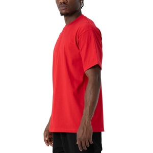 T-shirts décontractés pour hommes, 340 grammes, poids lourd, 100% coton, confort supérieur, coupe régulière, manches courtes, col rond, respirant, séchage rapide - Product Image 4