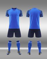 Setelan Jersey Sepak Bola Kustom Dewasa Remaja Seragam Tim Latihan Pertandingan 100% Poliester Bernapas Cepat Kering