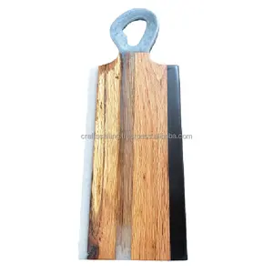 定制尺寸木砧板长方形上菜板环氧树脂艺术砧板印度工艺品调用