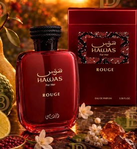 น้ำหอม HAWAS ROUGE 100 มล. โดย Rasasi ของแท้จากดูไบ น้ำหอมอาหรับติดทนนานสำหรับผู้หญิง - Product Image 5