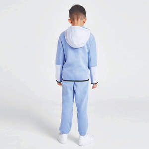 Conjunto Deportivo Infantil de Alta Calidad, Casual, Sólido, Estampado, con Cierre Completo, Transpirable, para Invierno, para Usar en el Gimnasio - Product Image 3