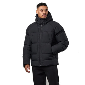 Custom Nylon Men's <b>Winter</b> Hooded Down Feel Padded <b>Waterproof</b> Puffer <b>Jacket</b> Men Warm Hoodie Puffer Coat for Mens Puffer <b>Jacket</b> - Product Image 6