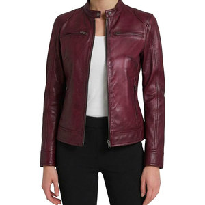 Nueva Chaqueta de Cuero Genuino para Mujer, Elegante, Hecha a Medida, de Alta Calidad, Último Diseño en Venta - Product Image 1