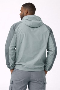Trendy Wholesale Custom <b>Lightweight</b> Hooded Windbreaker <b>Men</b>’s Polyester Casual Outdoor Zip Nylon <b>men's</b> <b>jackets</b> OEM Supplier - Product Image 2