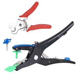 Livestock Ear <b>Tag</b> Applicator Ear <b>Tag</b> Cutter Pliers Veterinary Marker Clamp Plier Forceps Applicator for Pigs Sheep Cattles Cows - Product Image 2