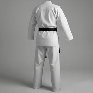 ชุดเทควันโดสำหรับผู้ชาย ผลิตจากโรงงาน ผ้าโพลีเอสเตอร์ผสมคอตตอน 65/35 แห้งเร็ว น้ำหนักเบา - Product Image 2