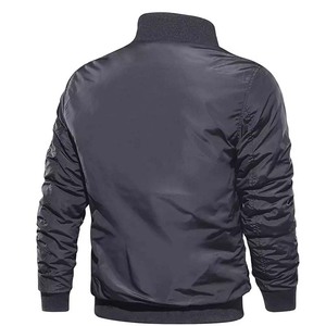 <b>Lightweight</b> <b>Men</b> Bomber <b>Jackets</b> Casual Wear Customized Top Quality Bomber <b>Jacket</b> <b>For</b> Man 2026 High Fabric Solid All Color - Product Image 2
