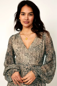 Nouvelle Robe Longue Décontractée d'Été à Col en V Imprimée Florale pour Femme, Taille Haute, Vêtements de Mode Féminine, Vente en Gros - Product Image 6