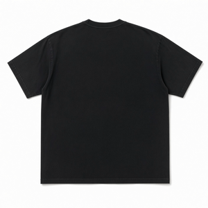 T-shirt noir oversize à manches courtes et col rond pour homme, imprimé déesse grecque After Dark, manches étoilées, style streetwear - Product Image 5