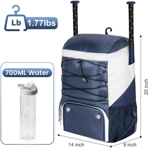 Bolsa de béisbol con compartimento para casco, mochila de gran capacidad y duradera para equipo deportivo, para jugadores, adolescentes y adultos - Product Image 2