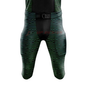 Uniforme de football américain respirant au design unique, sublimation, 100% polyester, prix de gros abordable, fabriqué au Pakistan - Product Image 5