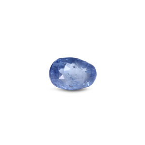 Loose 3.3 Carat Oval Cut Blue Sapphire Gemstone for Fine Jewelry - Product Image 1