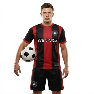 Uniforme de Fútbol Personalizado con Logotipo, Moderno, Antibacterial, Transpirable, Unisex, Reversible, Diseño Francés, para Clima Frío, Entrenamiento, Amateur - Product Image 3