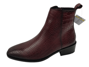 Botas Chelsea para Hombre, Altura al Tobillo, Punta Puntiaguda, Cuero Genuino, Sin Cordones, Suela de Goma Antideslizante, Estilo Otoñal - Product Image 4
