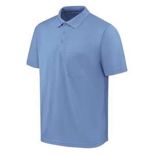 Nouveaux Polos Homme Tendance à Séchage Rapide et Respirants, Personnalisables (Logo & Couleur), en Coton Grande Taille, Motif Uni, OEM - Product Image 3