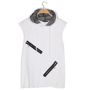 Fournisseur pakistanais en gros 100% coton hommes sport Fitness débardeurs Logo personnalisé maillots de sport gilet thermique Stringer gilet - Product Image 2