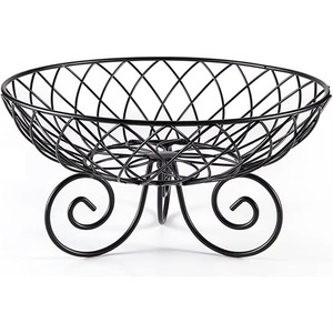 Cesta de Frutas de Hierro de Calidad Exclusiva, Superventas, Organizador Doméstico Creativo Hecho a Mano, Novedad - Product Image 1